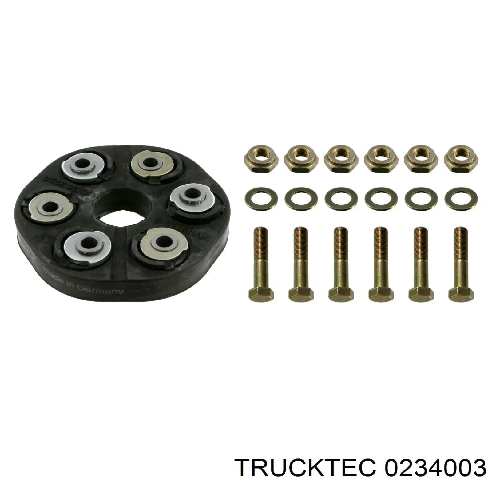 Comprar 0234003 Trucktec Acoplamiento elástico delantero del cardán