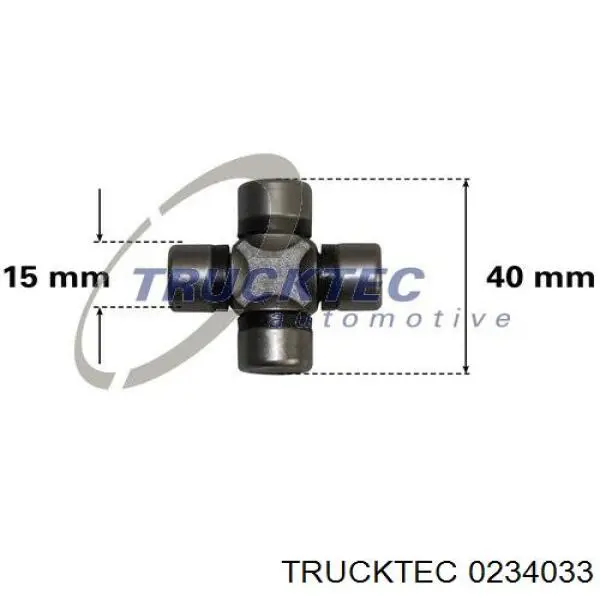 Comprar 0234033 Trucktec Cruceta de la columna de dirección