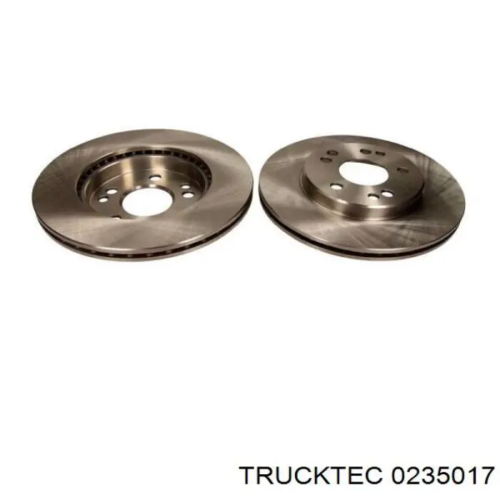 0235017 Trucktec freno de disco delantero