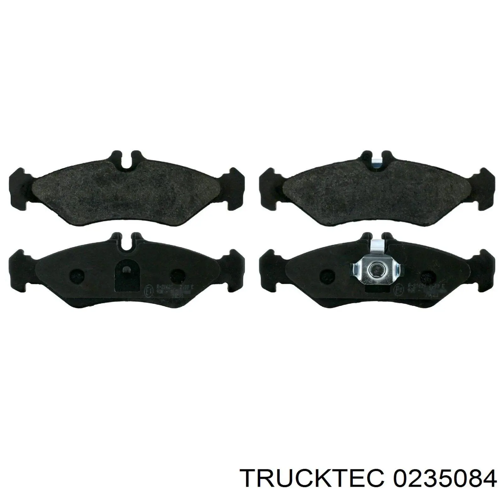 02.35.084 Trucktec pastillas de freno traseras