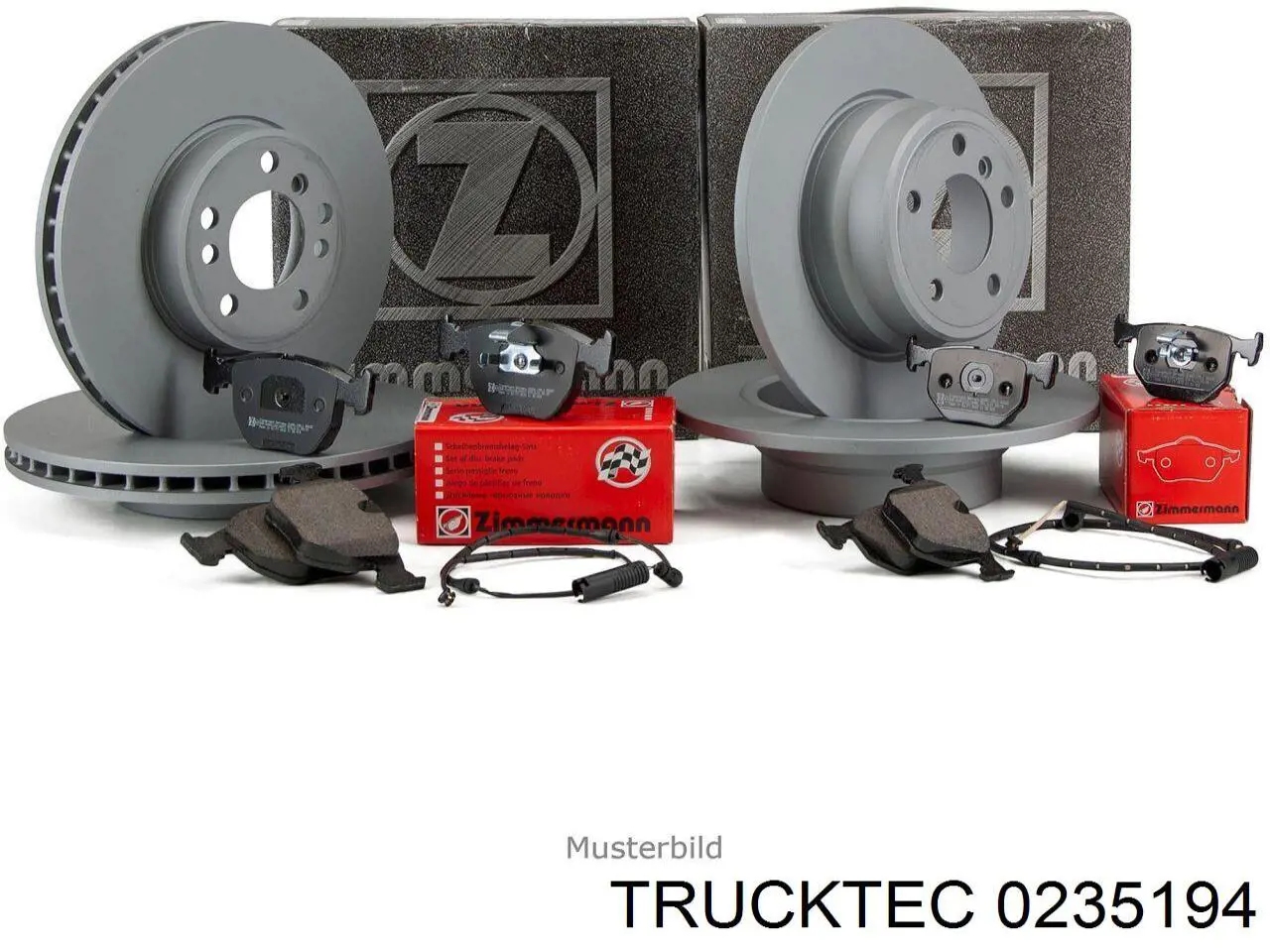 Disco de freno 0235194 Trucktec
