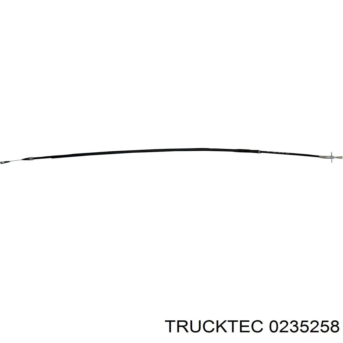 02.35.258 Trucktec cable de freno de mano trasero derecho/izquierdo