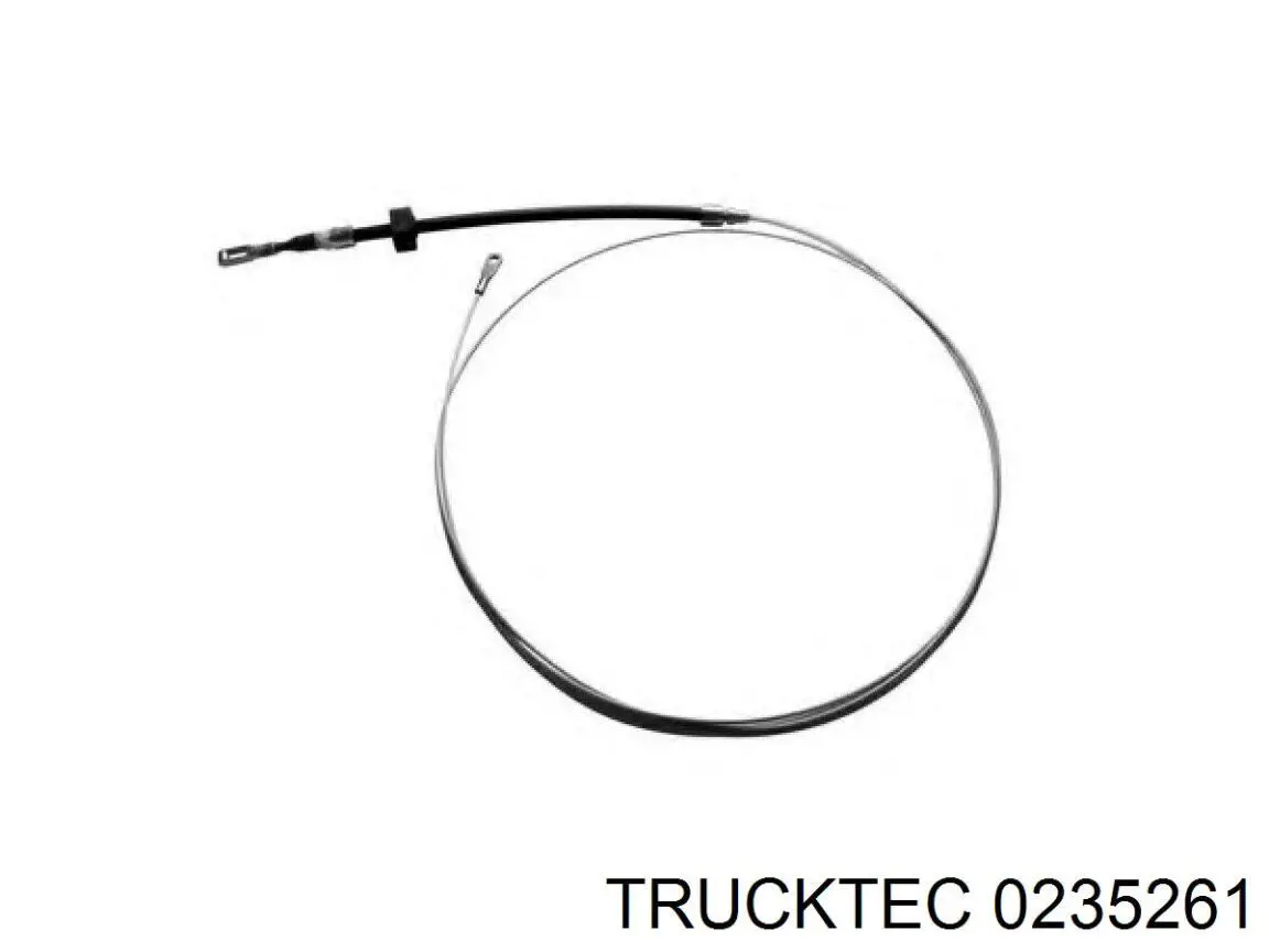 02.35.261 Trucktec cable de freno de mano delantero