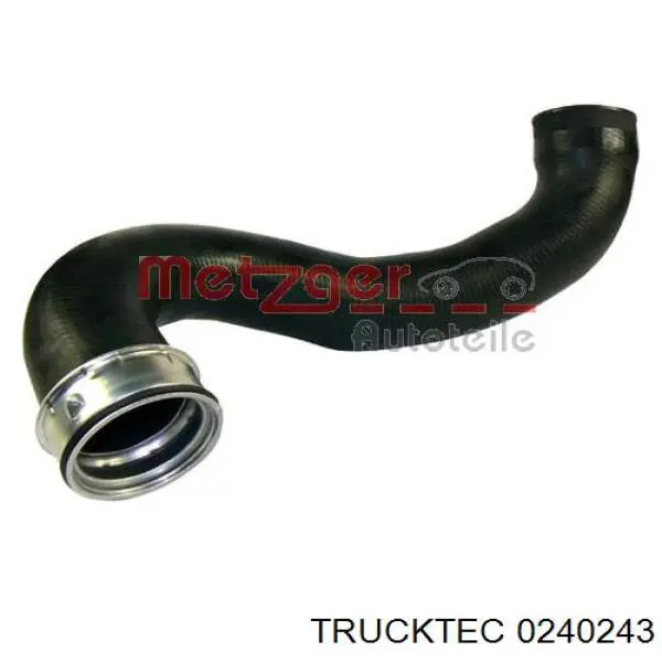 0240243 Trucktec tubo flexible de aire de sobrealimentación izquierdo