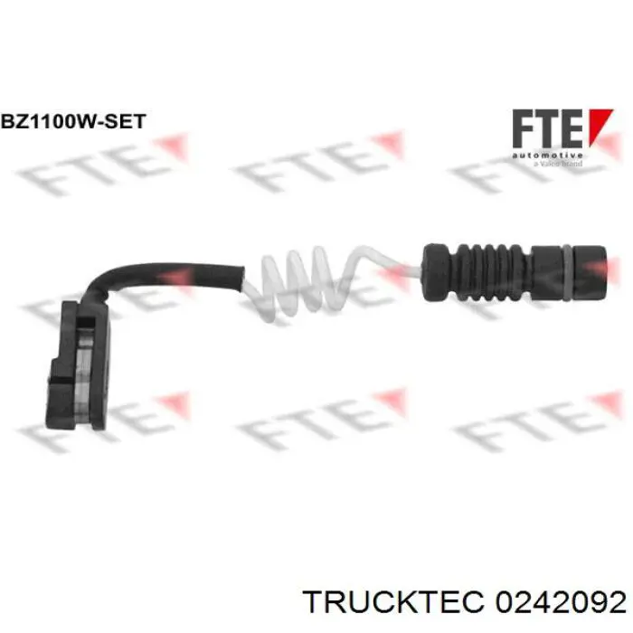 02.42.092 Trucktec contacto de aviso, desgaste de los frenos