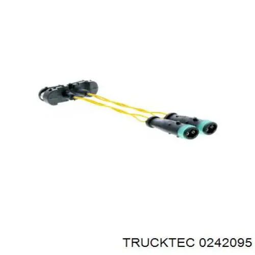 Sensor de desgaste de las pastillas de freno delanteras 0242095 Trucktec
