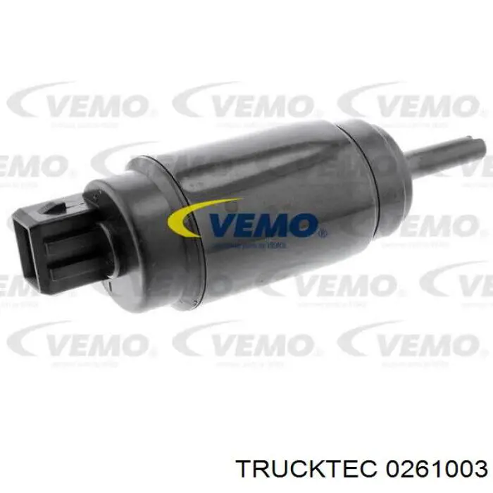 Bomba de agua limpiaparabrisas, delantera Trucktec 0261003 precio, desde 11,00 EUR