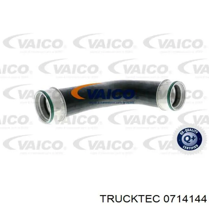 07.14.144 Trucktec tubo flexible de aire de sobrealimentación inferior izquierdo