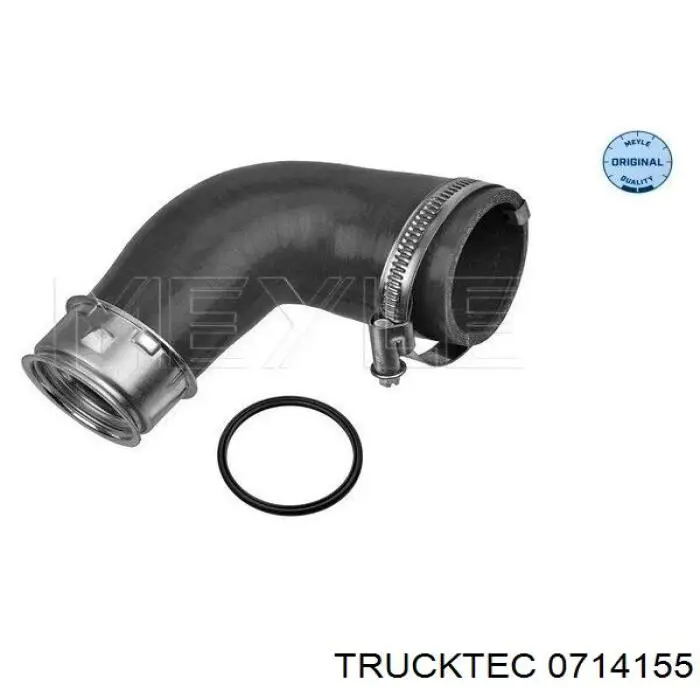 07.14.155 Trucktec tubo flexible de aire de sobrealimentación, de turbina