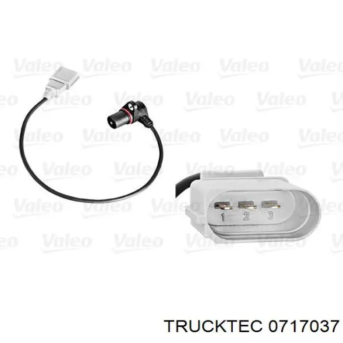 07.17.037 Trucktec sensor de posición del cigüeñal