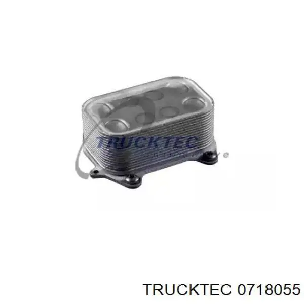 07.18.055 Trucktec radiador de aceite, bajo de filtro