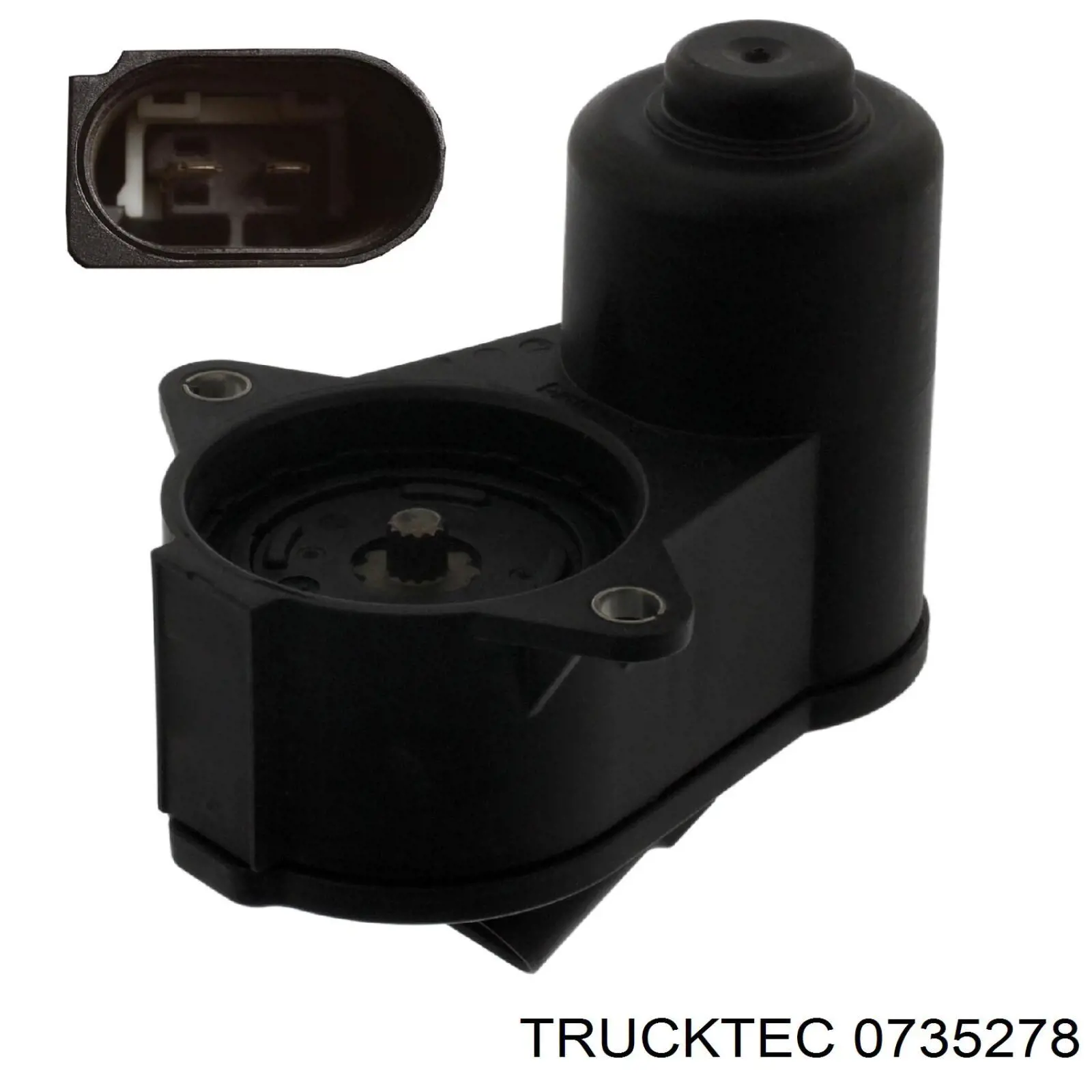 0735278 Trucktec motor del accionamiento de la pinza de freno trasera