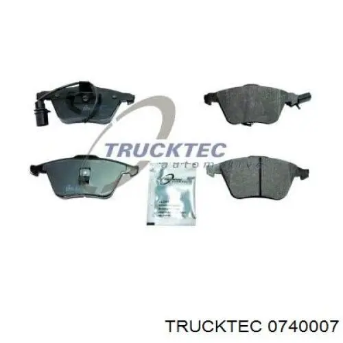 0740007 Trucktec ventilador (rodete +motor refrigeración del motor con electromotor derecho)