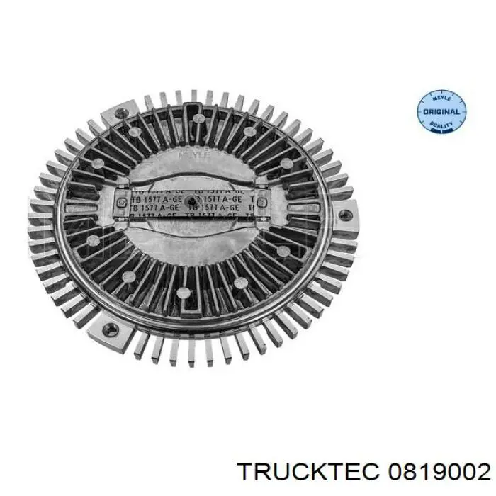 Embrague del ventilador Trucktec 0819002
