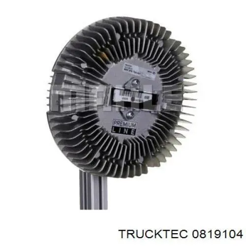 0819104 Trucktec embrague, ventilador del radiador