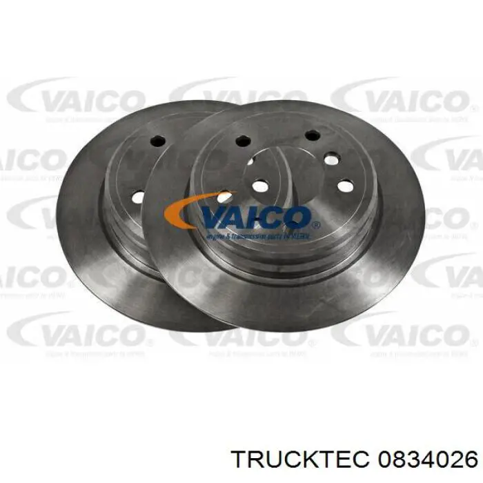 Disco de freno trasero BMW 5 E34