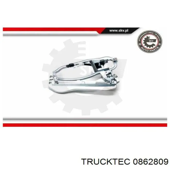 Comprar 0862809 Trucktec Soporte de manija exterior de puerta delantera derecha