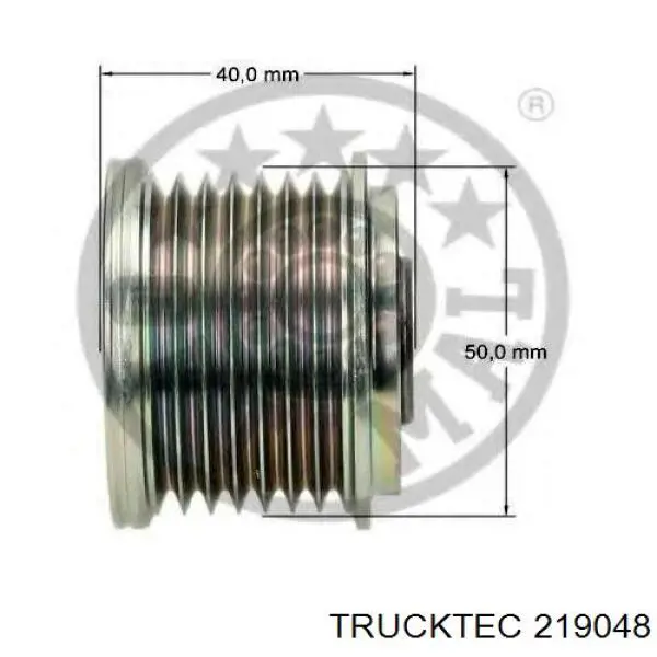 219048 Trucktec tensor de correa, correa poli v