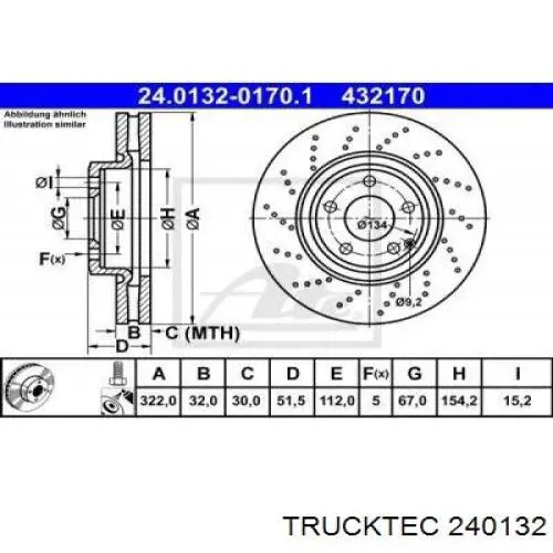 240132 Trucktec tubo flexible de aspiración, cuerpo mariposa