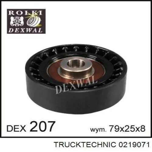 Rodillo, correa trapecial poli V Mercedes Bus 207-310 601