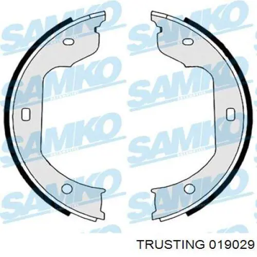 Juego de zapatas de frenos, freno de estacionamiento BMW 5 E39
