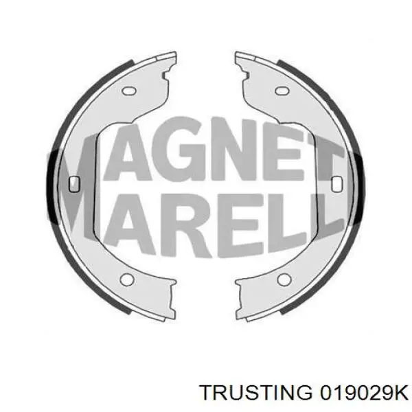 Juego de zapatas de frenos, freno de estacionamiento BMW 5 E39