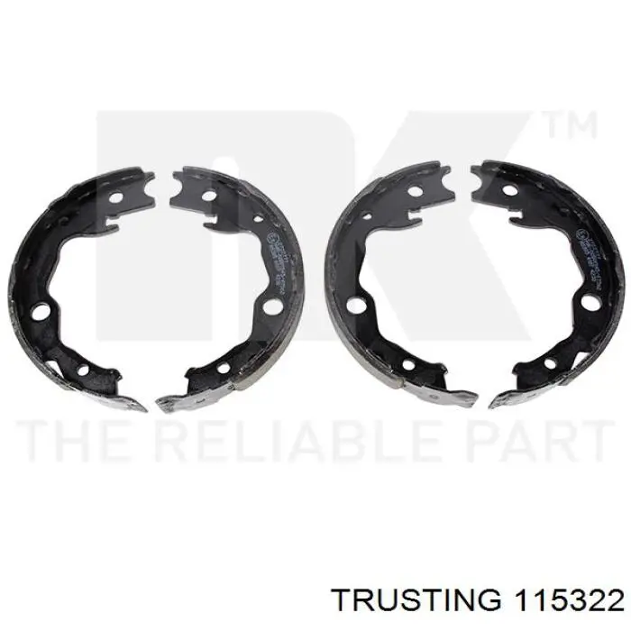 Juego de zapatas de frenos, freno de estacionamiento Nissan Tiida C11X