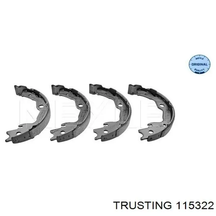 Juego de zapatas de frenos, freno de estacionamiento Nissan Tiida C11X