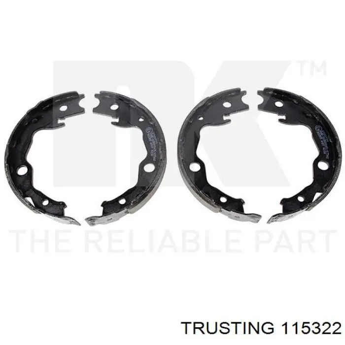 Juego de zapatas de frenos, freno de estacionamiento Nissan Tiida C11X