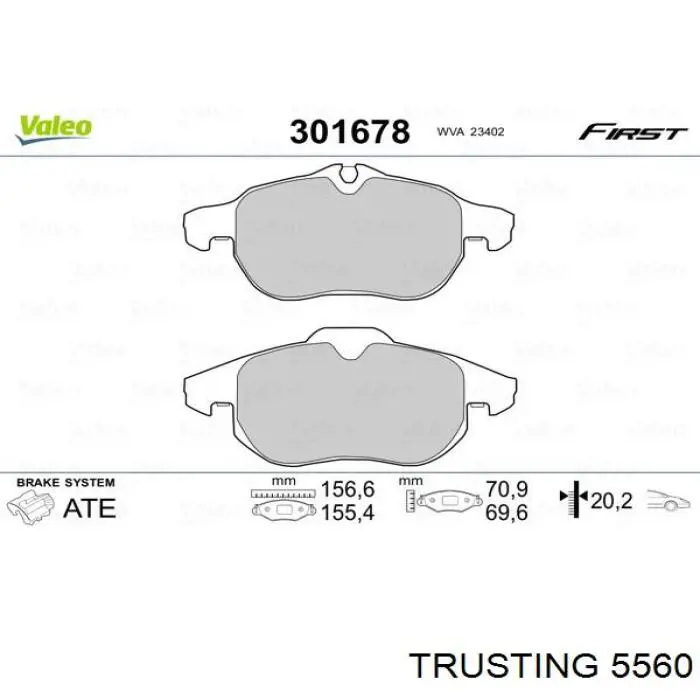 Pastillas de freno delanteras Opel Vectra