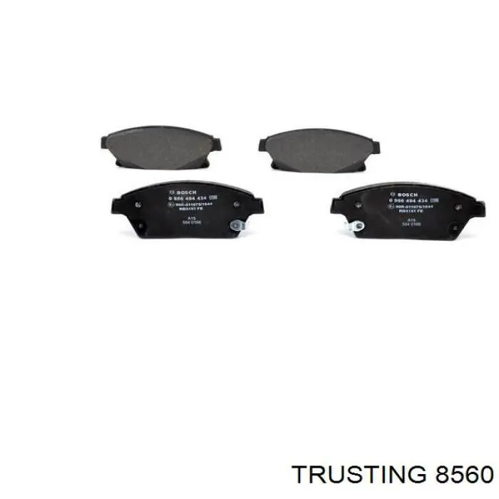 Pastillas de freno delanteras Opel Zafira P12