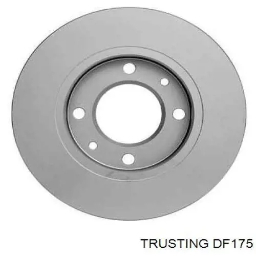 Disco de freno trasero Peugeot 206 2A/C