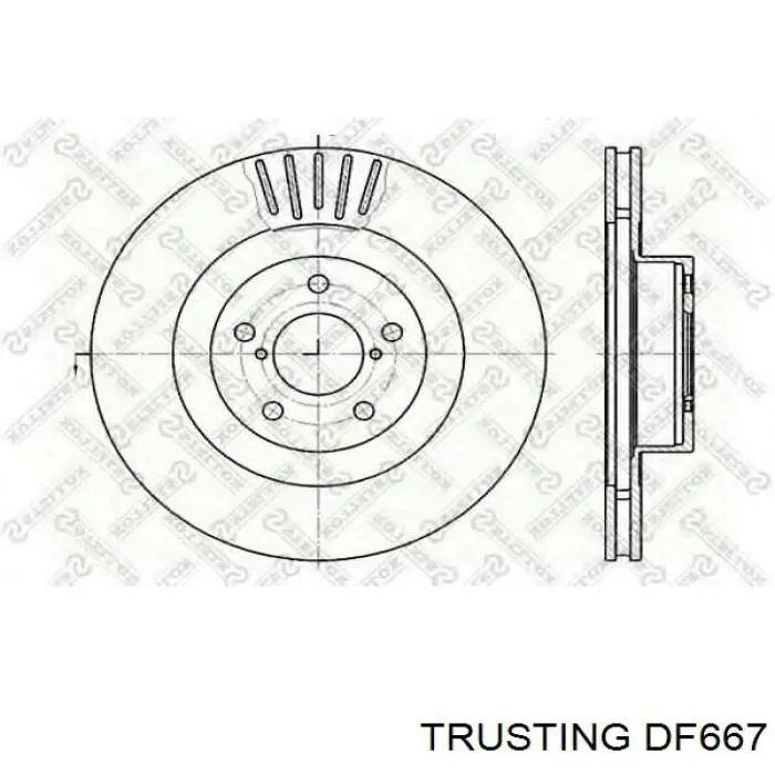 Freno de disco delantero Subaru Impreza 1 GC