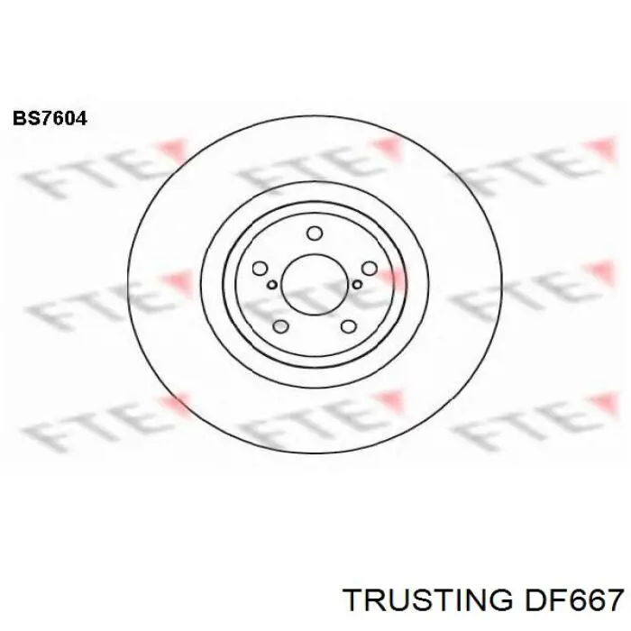 Freno de disco delantero Subaru Impreza 1 GC