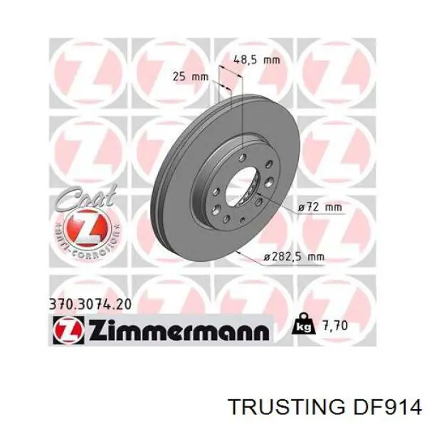 Freno de disco delantero Mazda 6 GY