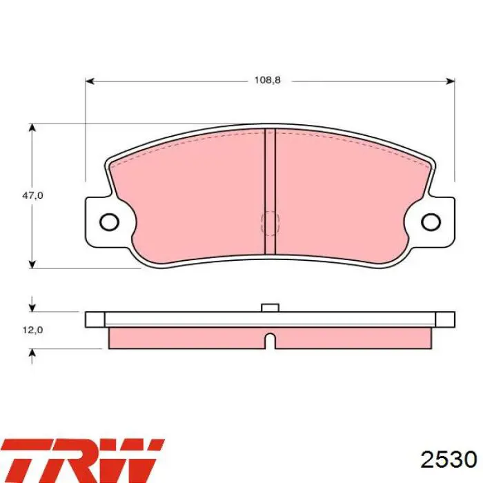 Válvula de escape TRW 2530