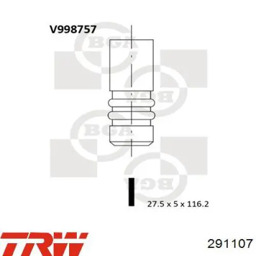 Válvula de escape Opel 641379 precio, desde 9,22 EUR