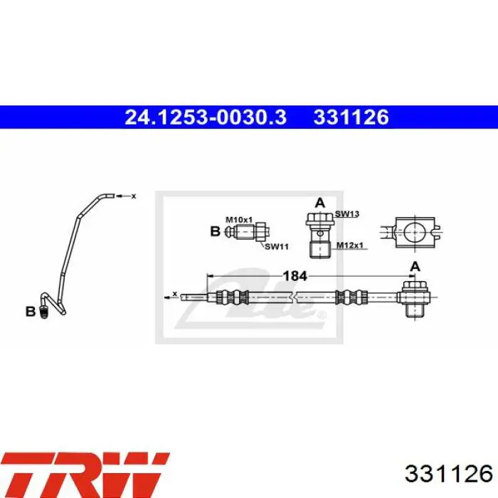 331126 TRW Válvula de escape