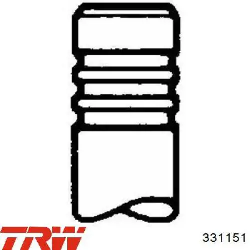 Válvula de admisión TRW 331151 precio, desde 9,44 EUR