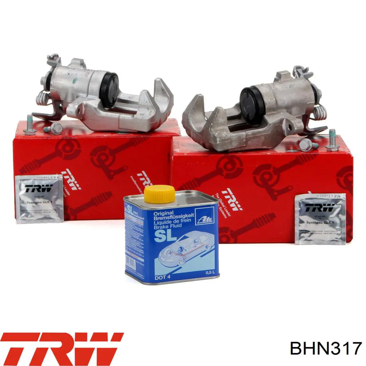 Pinza de freno trasera izquierda BHN317EC TRW