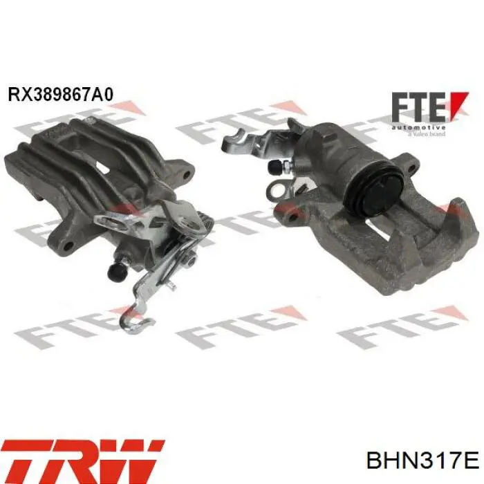 Pinza de freno trasera izquierda BHN317E TRW