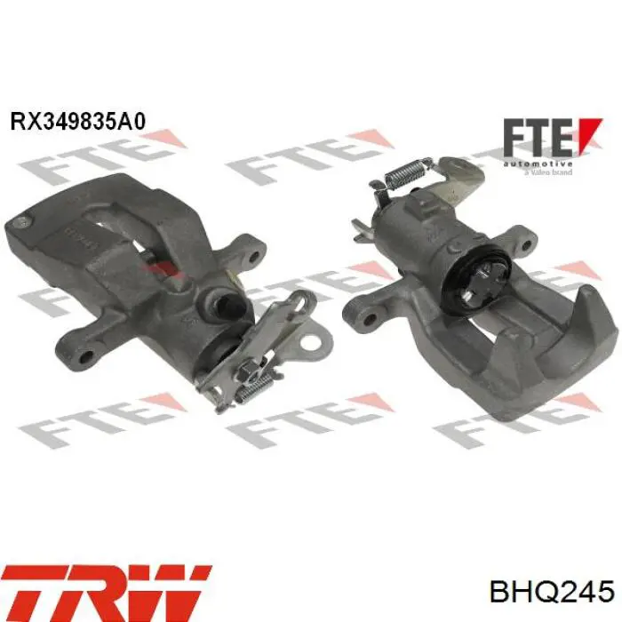 Pinza de freno trasera izquierda 76497 Asam