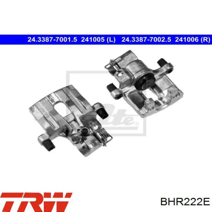 Comprar BHR222E TRW Pinza de freno trasera izquierda
