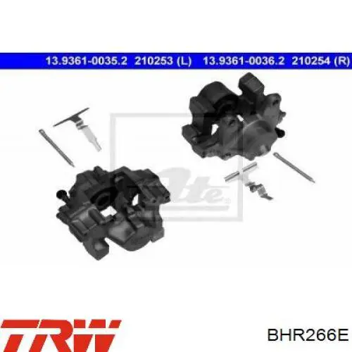 Pinza de freno trasera derecha Mercedes 1294200083 precio, desde 53,72 EUR