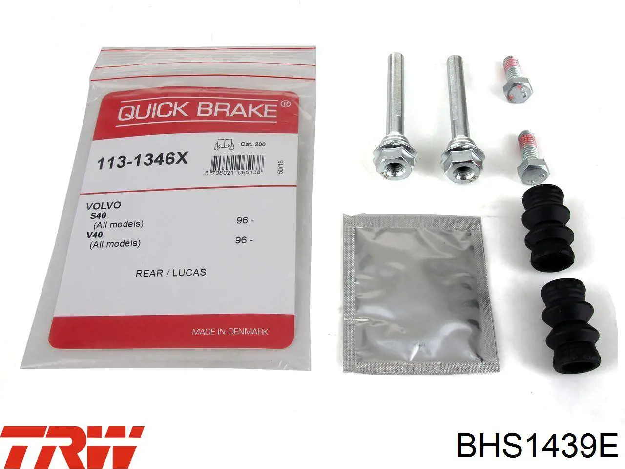 BHS1439E TRW Pinza de freno trasera izquierda