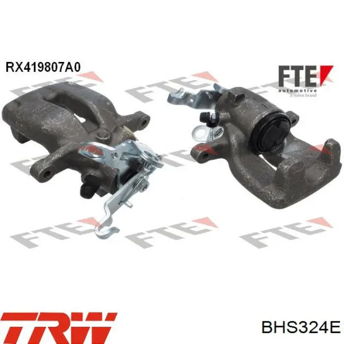 Pinza de freno trasera izquierda TRW BHS324E precio, desde 6,66 EUR