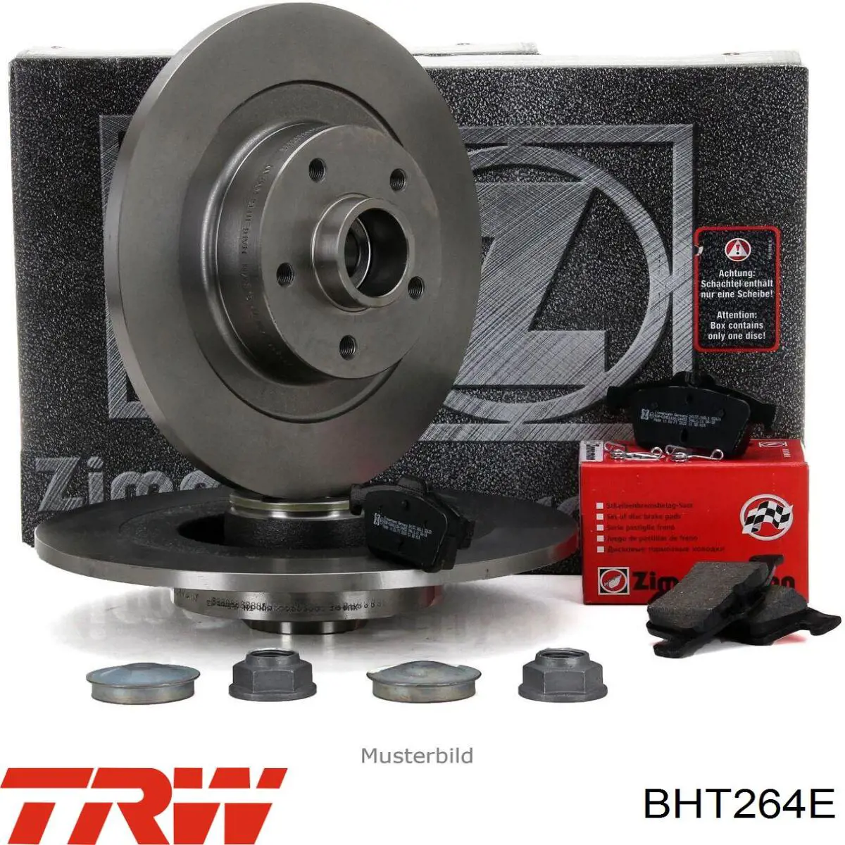 Pinza de freno trasera izquierda TRW BHT264E