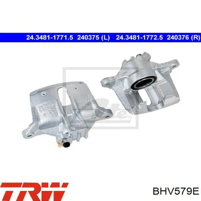 Pinza de freno delantera derecha BHV579E TRW