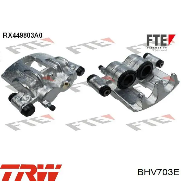 Pinza de freno delantera izquierda 1607377880 Peugeot/Citroen