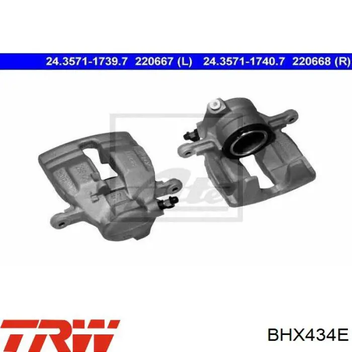 Pinza de freno, Eje delantero izquierda Mercedes 0034202183